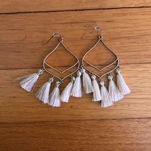 Gold Tassel Earrings